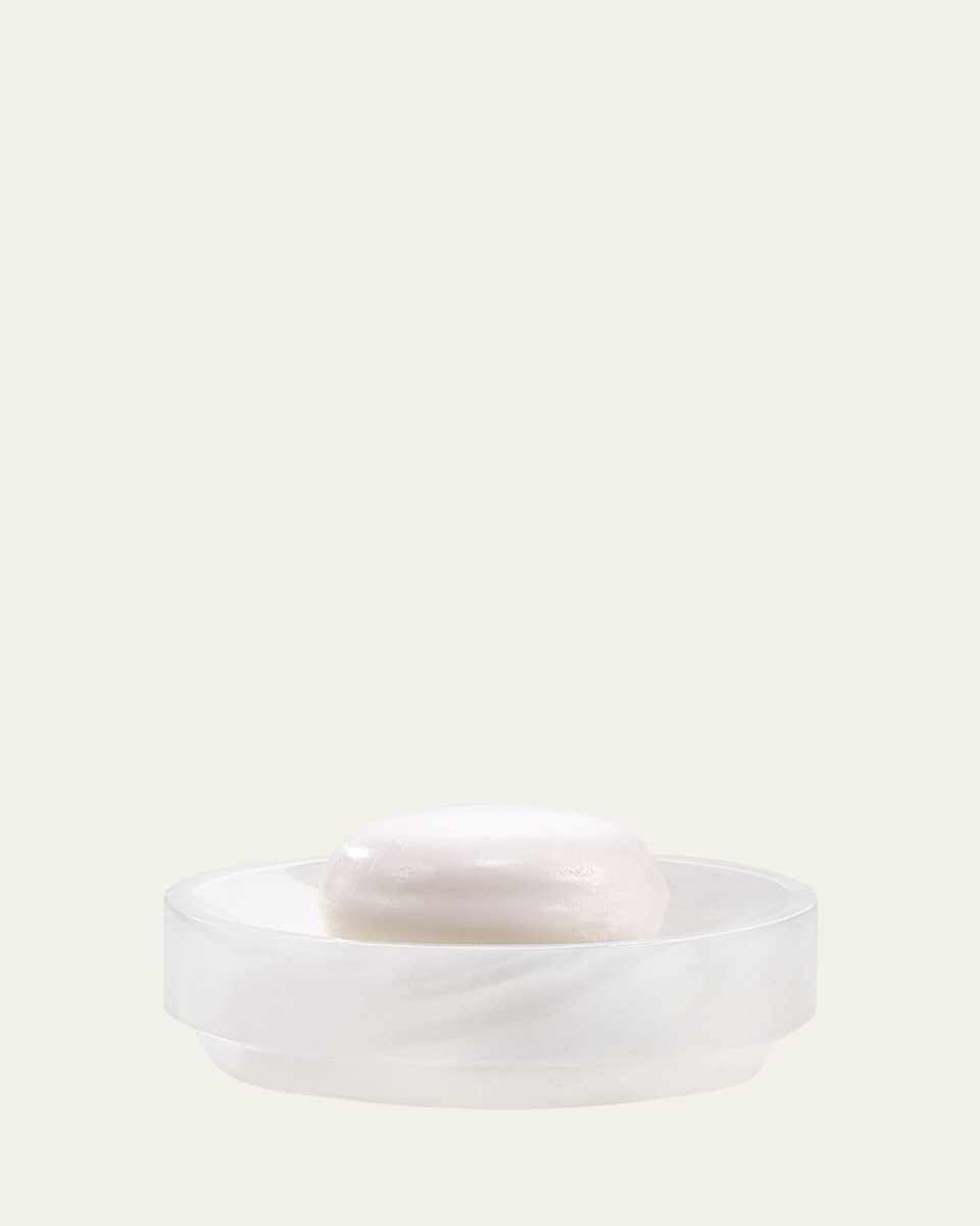 Hielo White Onyx Soap Dish